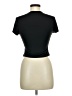 Shein Black Short Sleeve Turtleneck Size 6 - photo 2