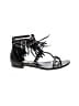 Saint Laurent 100% Leather Black Sandals Size EU 37 1/2 - photo 1
