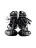 Saint Laurent 100% Leather Black Sandals Size EU 37 1/2 - photo 2