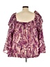 impulsive Purple 3/4 Sleeve Blouse Size 2X - photo 2