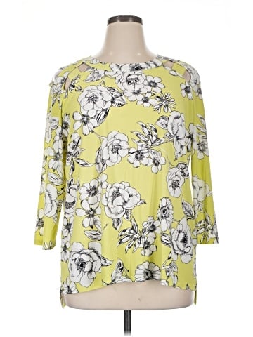 AK Anne Klein 3/4 Sleeve Blouse (view 1)