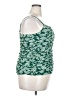 Torrid 100% Polyester Floral Green Sleeveless Top Size 2X Plus (2) - photo 4
