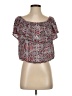 Roan + Ryan 100% Rayon Red Short Sleeve Blouse Size S - photo 1