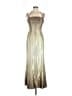 Alyce Designs 100% Polyester Metallic Silver Cocktail Dress Size 8 - photo 1