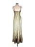 Alyce Designs 100% Polyester Metallic Silver Cocktail Dress Size 8 - photo 2