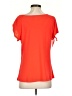 Perseption Concept Orange Short Sleeve Top Size S - photo 2