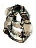 Unbranded 100% Acrylic Houndstooth Brown Ivory Scarf One size - photo 1