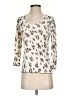 Marc Cain Animal Print Ivory Tan Pullover Sweater Size 10 (N3) - photo 1