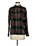 Harper Heritage 100% Viscose Plaid Black Long Sleeve Button-Down Shirt Size XS - photo 1