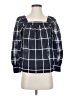J.Crew Blue Long Sleeve Blouse Size 00 - photo 1
