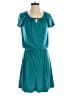 Susan Graver Solid Teal Blue Casual Dress Size XXS - photo 1