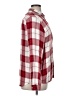 Universal Thread 100% Rayon Plaid Red Long Sleeve Blouse Size XL - photo 4