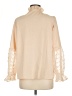 Unbranded 100% Polyester Ivory Long Sleeve Blouse Size M - photo 2
