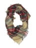 Unbranded Plaid Brown Red Scarf One size - photo 1