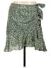 Veronica Beard 100% Silk Green Silk Skirt Size 10 - photo 1
