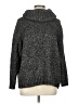 Joe Fresh Tweed Gray Turtleneck Sweater Size L - photo 1