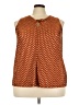 C established 1946 100% Polyester Brown Sleeveless Blouse Size 20W - photo 1
