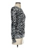 MICHAEL Michael Kors Animal Print Silver Pullover Sweater Size S - photo 4