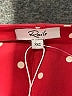 Rails 100% Silk Hearts Red Short Sleeve Silk Top Size XXS - photo 6