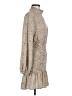 Shein 100% Polyester Animal Print Tan Casual Dress Size 6 - photo 4
