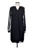 CAbi 100% Polyester Chevron-herringbone Black Casual Dress Size XS - photo 1