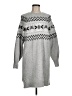 Ann Taylor LOFT Outlet Chevron-herringbone Gray Pullover Sweater Size M - photo 1