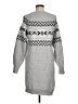 Ann Taylor LOFT Outlet Chevron-herringbone Gray Pullover Sweater Size M - photo 2