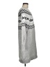 Ann Taylor LOFT Outlet Chevron-herringbone Gray Pullover Sweater Size M - photo 4