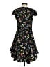 Likely 100% Polyester Floral Black Casual Dress Size 4 - photo 2