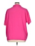 Lovely Melody 100% Polyester Solid Pink Short Sleeve Blouse Size XL - photo 2