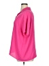 Lovely Melody 100% Polyester Solid Pink Short Sleeve Blouse Size XL - photo 5