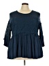 Roaman's Blue 3/4 Sleeve Blouse Size 18 (L) - photo 1