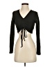 Ellie & Kate Black Long Sleeve Top Size S - photo 1