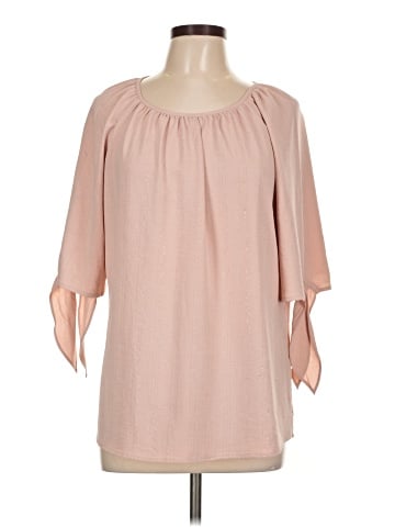 Como Black 3/4 Sleeve Blouse (view 1)