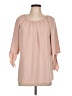 Como Black Pink 3/4 Sleeve Blouse Size L - photo 1
