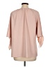 Como Black Pink 3/4 Sleeve Blouse Size L - photo 2