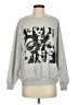 Shein 100% Polyester Graphic Silver Sweatshirt Size 2 - photo 1
