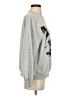 Shein 100% Polyester Graphic Silver Sweatshirt Size 2 - photo 4