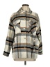 Zara Plaid Gray Coat Size M - photo 1