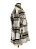 Zara Plaid Gray Coat Size M - photo 4