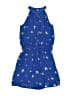 Yo Baby 100% Cotton Blue Overalls Size 6 - photo 1