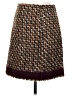 Prada Tweed Brown Wool Skirt Size EU (IT) 36 / US 0 - photo 1