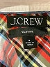 J.Crew 100% Cotton Plaid Ivory Long Sleeve Button-Down Shirt Size 8 - photo 7