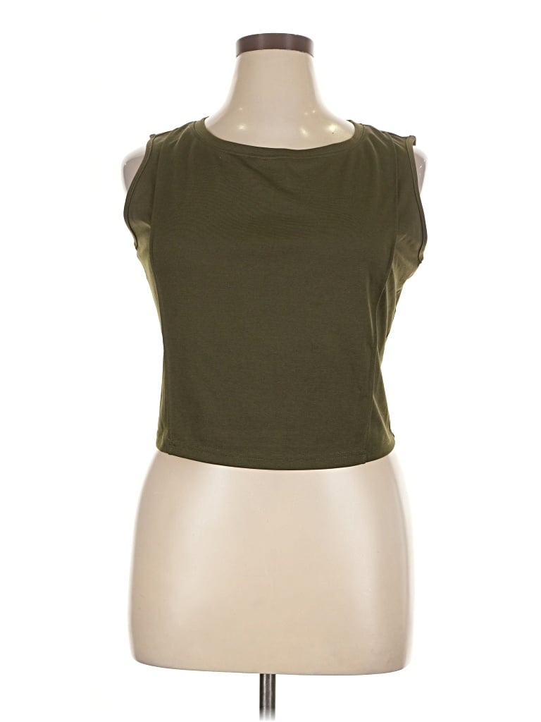 Pre-owned Cider Sleeveless T-shirt In Green