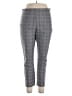 Elle Plaid Gray Dress Pants Size XL - photo 1