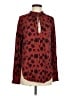 Free People 100% Viscose Red Long Sleeve Blouse Size XS - photo 1