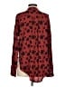 Free People 100% Viscose Red Long Sleeve Blouse Size XS - photo 2