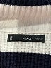MNG Stripes White Turtleneck Sweater Size XS - photo 7