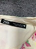 Zara Floral Ivory Cocktail Dress Size S - photo 7