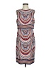 Chico's Print Blue Casual Dress Size S - photo 1